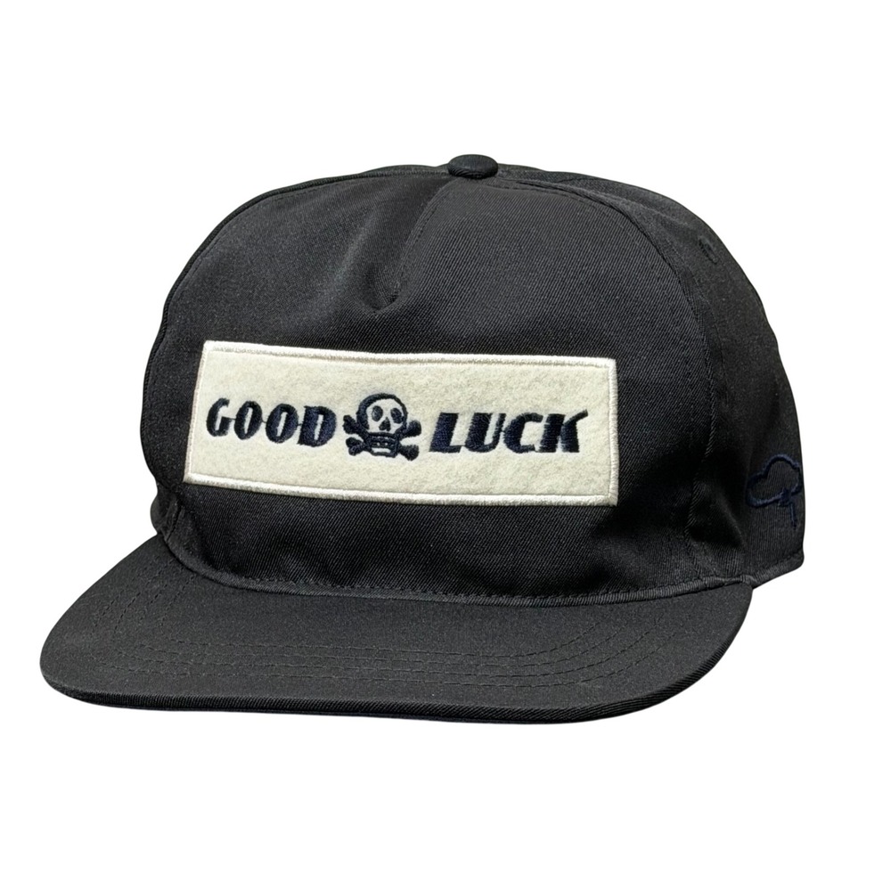 The Ampal Creative Good Luck Hat Unisex OS Black Snapback Skull Patch USA Made